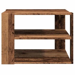 Table basse vieux bois 58x58x40 cm bois d'ingénierie 581191581191