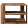 Table basse vieux bois 58x58x40 cm bois d'ingénierie 581191581191