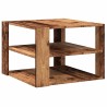 Table basse vieux bois 58x58x40 cm bois d'ingénierie 581191581191