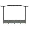 Lit Élevé avec Treillis et Toit Gris clair 207 x 40 x 123 cm PP 581202581202