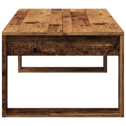 Table basse vieux bois 102x50x35 cm bois d'ingénierie 581206581206