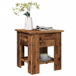 Table basse vieux bois 40x40x42 cm bois d'ingénierie 581207581207