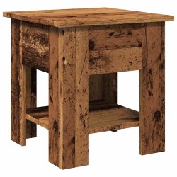Table basse vieux bois 40x40x42 cm bois d'ingénierie 581207581207