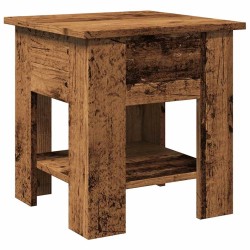 Table basse vieux bois 40x40x42 cm bois d'ingénierie 581207581207