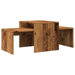 Table basse vieux bois 100x48x40 cm bois d'ingénierie 581208581208