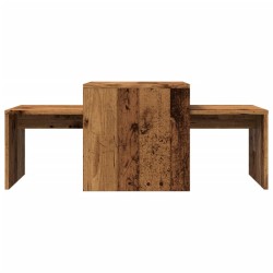Table basse vieux bois 100x48x40 cm bois d'ingénierie 581208581208