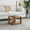 Table basse vieux bois 40x40x30 cm bois d'ingénierie 581212581212
