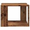 Table basse vieux bois 40x40x30 cm bois d'ingénierie 581212581212