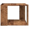 Table basse vieux bois 40x40x30 cm bois d'ingénierie 581212581212