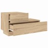 Table de chevet avec lumières LED chêne sonoma 70x36x40,5 cm 581213581213