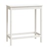 Table de bar blanc 100x50x110 cm bois massif de pin 581214581214
