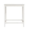 Table de bar blanc 100x50x110 cm bois massif de pin 581214581214
