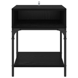 Table de chevet Chêne noir 40 x 40 x 50 cm Bois d'ingénierie 581216581216