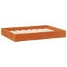 Lit pour Chien Cire marron 72 x 54 x 9 cm Bois de Pin Massif 581218581218