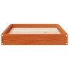 Lit pour Chien Cire marron 72 x 54 x 9 cm Bois de Pin Massif 581218581218