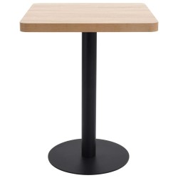 Table de bistro marron clair 60x60 cm MDF 581232581232