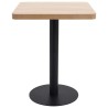 Table de bistro marron clair 60x60 cm MDF 581232581232