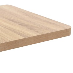 Table de bistro marron clair 60x60 cm MDF 581232581232