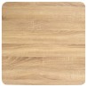 Table de bistro marron clair 60x60 cm MDF 581232581232