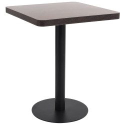 Table de bistro Marron foncé 60x60 cm MDF 581233581233