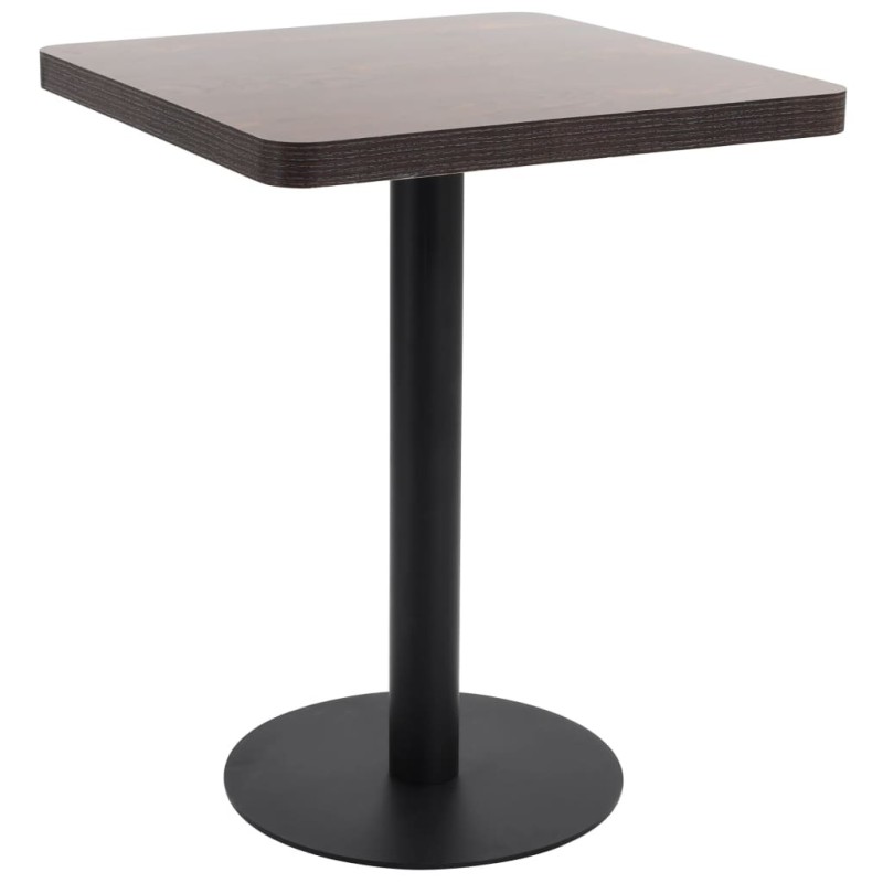 Table de bistro Marron foncé 60x60 cm MDF 581233581233