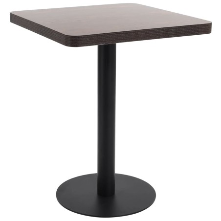 Table de bistro Marron foncé 60x60 cm MDF 581233581233