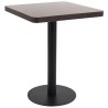 Table de bistro Marron foncé 60x60 cm MDF 581233581233