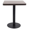 Table de bistro Marron foncé 60x60 cm MDF 581233581233
