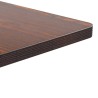 Table de bistro Marron foncé 60x60 cm MDF 581233581233