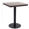 Table de bistro Marron foncé 60x60 cm MDF 581233581233