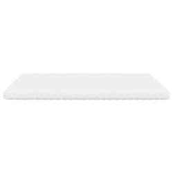 Matelas en mousse blanc 160x220 cm 7 zones dureté 20 ILD 581234581234