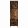 Meuble d'angle Chêne fumé 25,5x25x80cm Bois d'ingénierie 581236581236