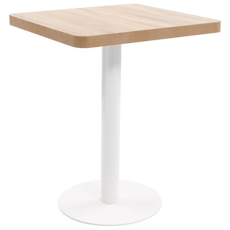 Table de bistro Marron clair 60x60 cm MDF 581245581245
