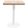 Table de bistro Marron clair 60x60 cm MDF 581245581245