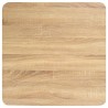 Table de bistro Marron clair 60x60 cm MDF 581245581245