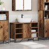 Meuble de Lavabo de Salle de Bain Bois Ancien 91 x 35 x 60 cm 581251581251