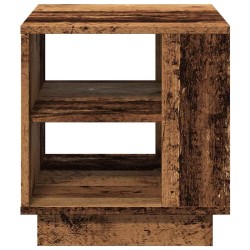 Table basse vieux bois 40x40x43 cm bois d'ingénierie 581252581252