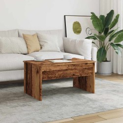 Table basse vieux bois 80x50,5x41,5 cm bois d'ingénierie 581253581253