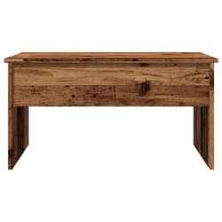 Table basse vieux bois 80x50,5x41,5 cm bois d'ingénierie 581253581253