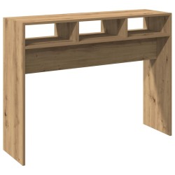Table console chêne artisanal 105x30x80 cm bois d'ingénierie 581255581255