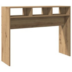 Table console chêne artisanal 105x30x80 cm bois d'ingénierie 581255581255
