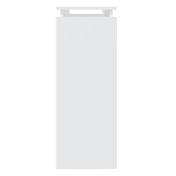 Table console blanc 102x30x80 cm bois d'ingénierie 581261581261