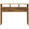 Table console Chêne fumé 105x30x80 cm Bois d'ingénierie 581264581264