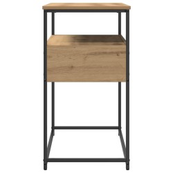 Table console Chêne artisanal 75 x 40 x 75 cm Bois d'ingénierie 581266581266