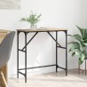 Table console Chêne artisanal 75 x 32 x 75 cm Bois d'ingénierie 581267581267