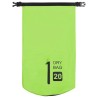 Sac sec avec fermeture éclair Vert 20 L PVC 581269581269