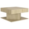 Table basse Chêne sonoma 57x57x30 cm Bois d’ingénierie 581273581273
