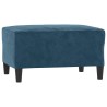 Repose-pied Bleu 70x55x41 cm Velours 581277581277