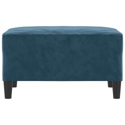 Repose-pied Bleu 70x55x41 cm Velours 581277581277