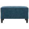 Repose-pied Bleu 70x55x41 cm Velours 581277581277